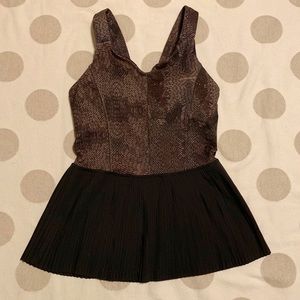 Lululemon City Tank Golden Goddess peplum